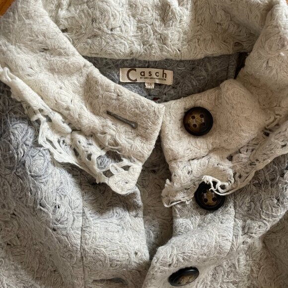 Rare Casch by Gro Abrahamsson felted wool ombre jacket - Picture 2 of 5